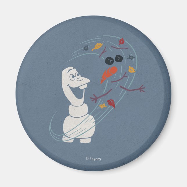 Frozen 2: Olaf And The Wind Magnet (Front)