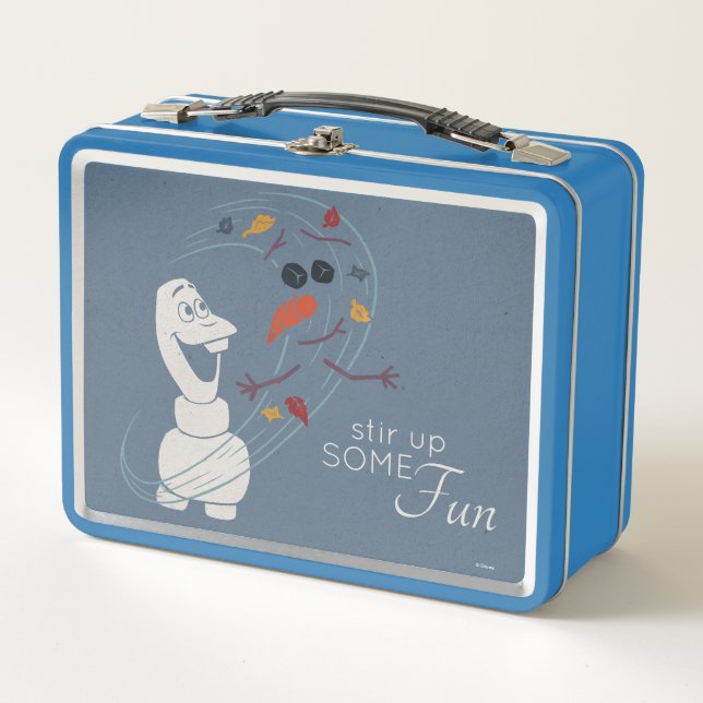 Frozen 2: Olaf And The Wind Metal Lunch Box (Front)