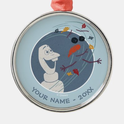 Frozen 2: Olaf And The Wind Metal Ornament