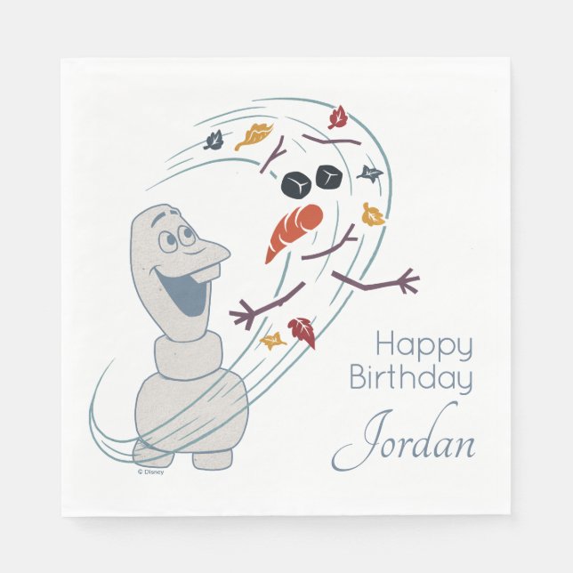 Frozen 2: Olaf And The Wind Napkins (Front)