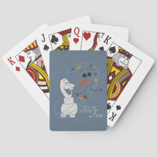 Frozen 2: Olaf And The Wind Playing Cards
