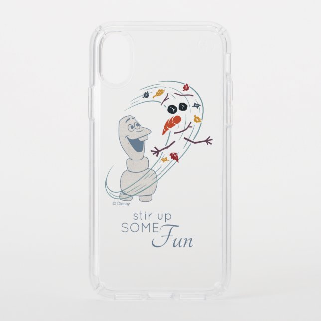 Frozen 2: Olaf And The Wind Speck iPhone XS Case (Front)