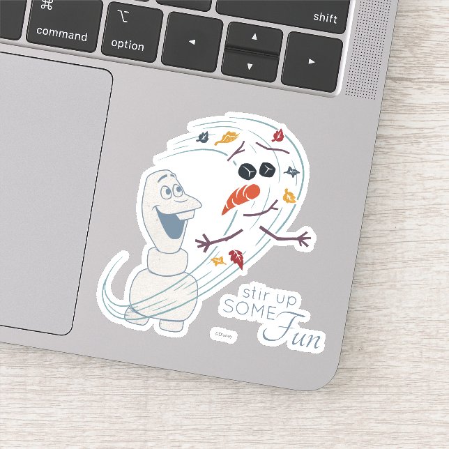 Frozen 2: Olaf And The Wind Sticker (Detail)