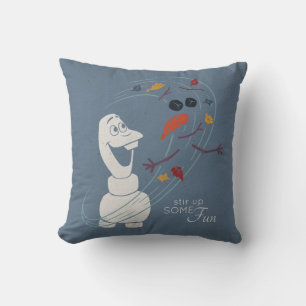 Frozen 2: Olaf And The Wind Throw Pillow
