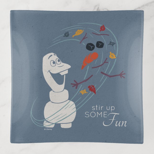 Frozen 2: Olaf And The Wind Trinket Tray (Front)