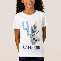 Frozen 2 - Olaf Birthday - Name &amp; Age T-Shirt