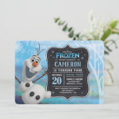 Frozen 2 - Olaf Birthday Party Invitation (Standing Front)