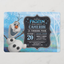 Frozen 2 - Olaf Birthday Party Invitation