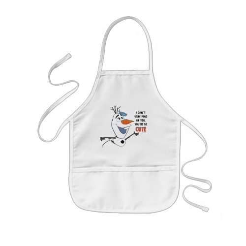Frozen 2  Olaf  Bruni I Cant Stay Mad At You Kids Apron