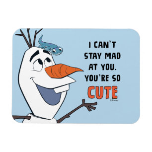 Frozen 2 Olaf & Bruni "I Can't Stay Mad At You" Magnet