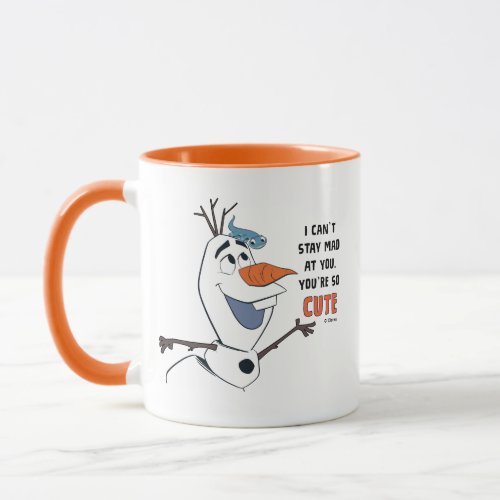 Frozen 2  Olaf  Bruni I Cant Stay Mad At You Mug