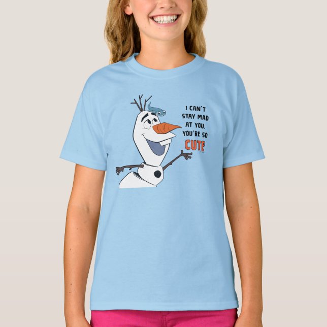 Frozen 2 | Olaf & Bruni "I Can't Stay Mad At You" T-Shirt (Front)