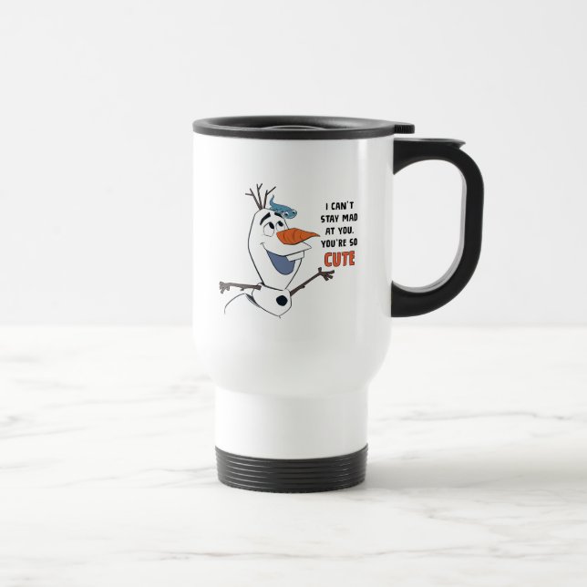 Frozen 2 | Olaf & Bruni "I Can't Stay Mad At You" Travel Mug (Right)
