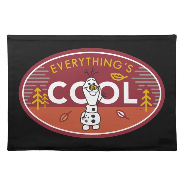 Frozen 2 | Olaf - Everything's Cool Cloth Placemat (Front)
