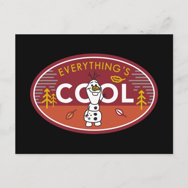 Frozen 2 | Olaf - Everything's Cool Postcard (Front)