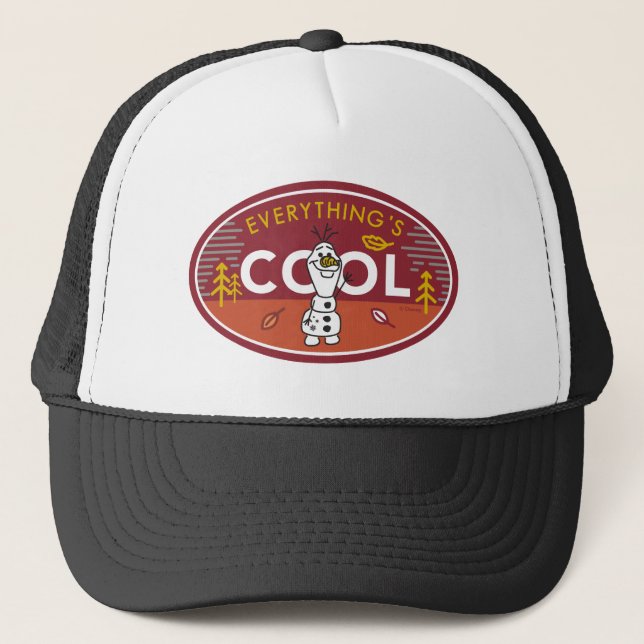 Frozen 2 | Olaf - Everything's Cool Trucker Hat (Front)