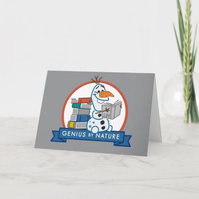 Frozen 2 | Olaf - Genius by Nature Badge Card (Front)