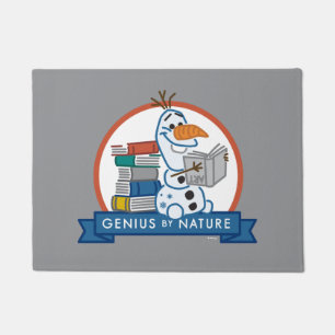Frozen 2 Olaf - Genius by Nature Badge Doormat