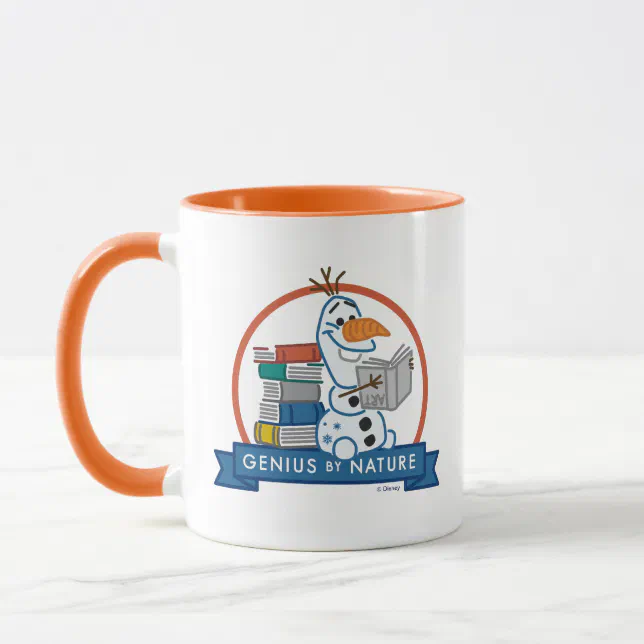 Frozen 2 | Olaf - Genius by Nature Badge Mug (Left)