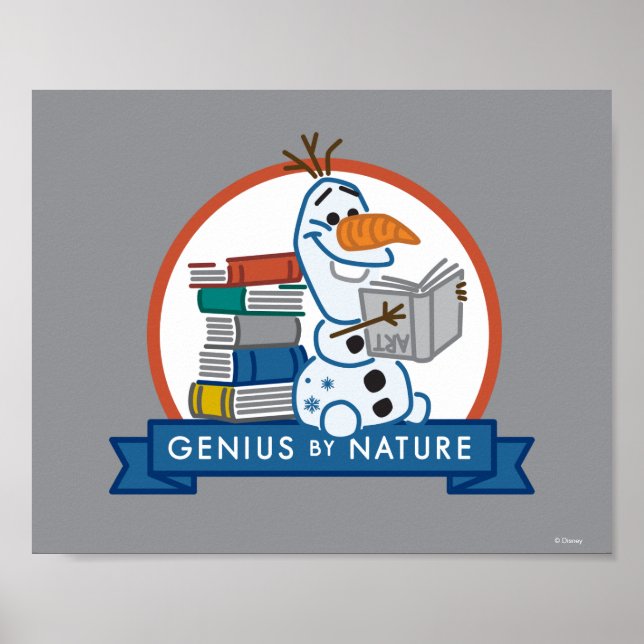 Frozen 2 | Olaf - Genius by Nature Badge Poster (Front)