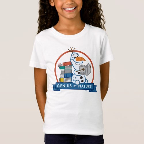 Frozen 2  Olaf _ Genius by Nature Badge T_Shirt