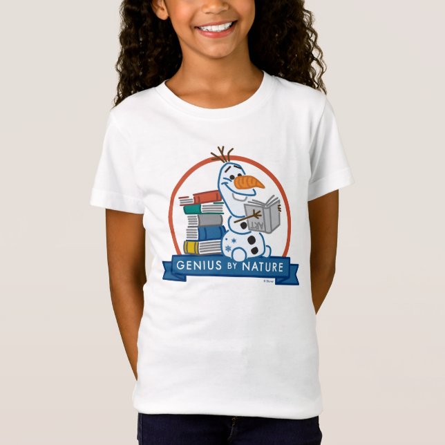 Frozen 2 | Olaf - Genius by Nature Badge T-Shirt (Front)