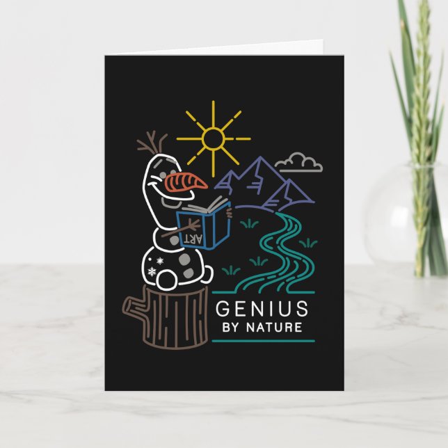 Frozen 2 | Olaf - Genius by Nature Card (Front)