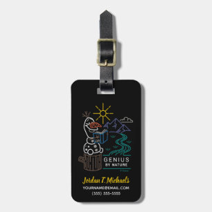 Frozen 2 Olaf - Genius by Nature Luggage Tag