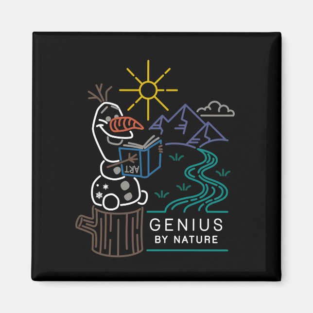 Frozen 2 | Olaf - Genius by Nature Magnet (Front)