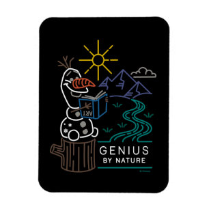 Frozen 2 Olaf - Genius by Nature Magnet