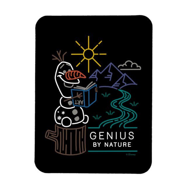 Frozen 2 | Olaf - Genius by Nature Magnet (Vertical)