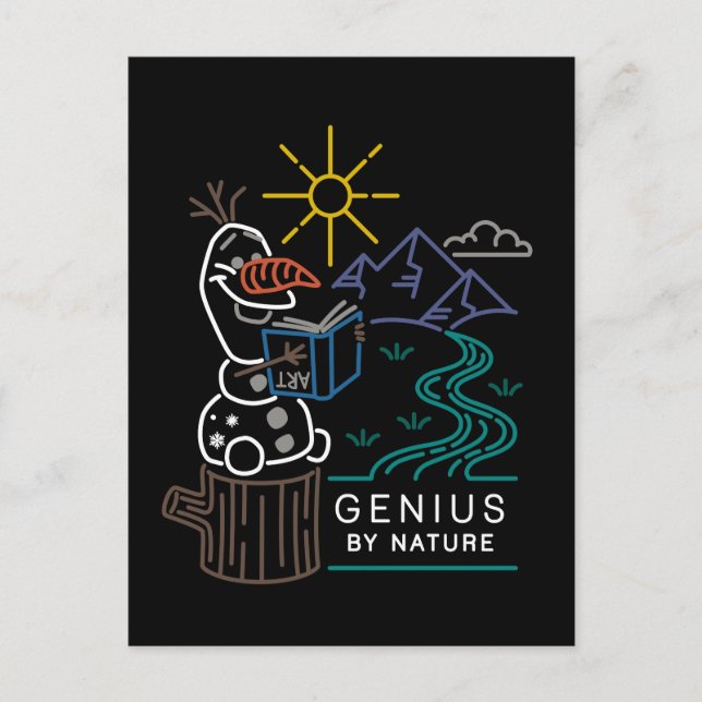 Frozen 2 | Olaf - Genius by Nature Postcard (Front)