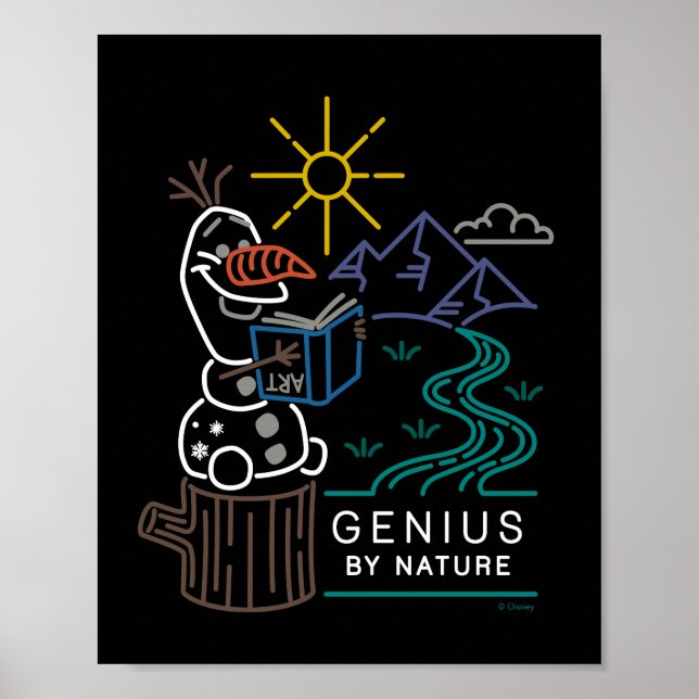 Frozen 2 | Olaf - Genius by Nature Poster (Front)
