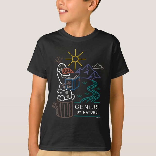 Frozen 2 | Olaf - Genius by Nature T-Shirt (Front)