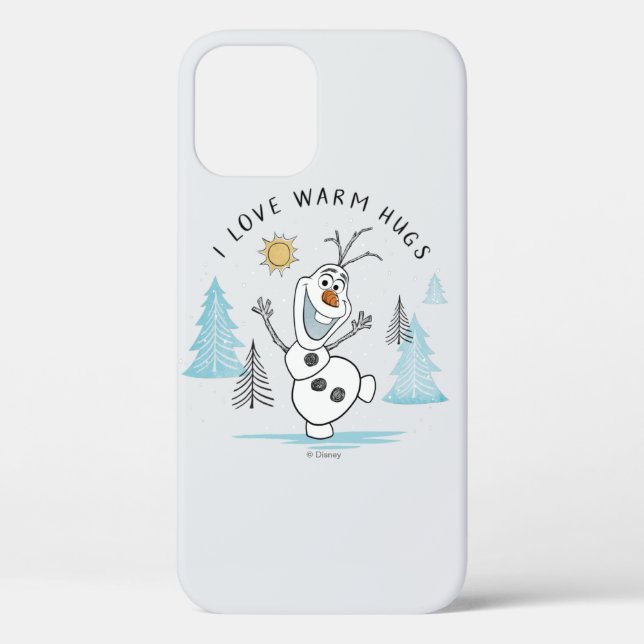Frozen 2 | Olaf "I Love Warm Hugs" Sketch Case-Mate iPhone Case (Back)