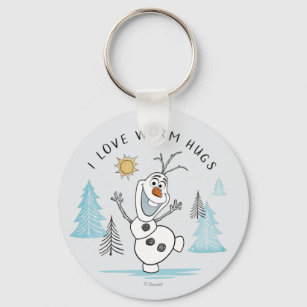 Frozen 2   Olaf "I Love Warm Hugs" Sketch Keychain