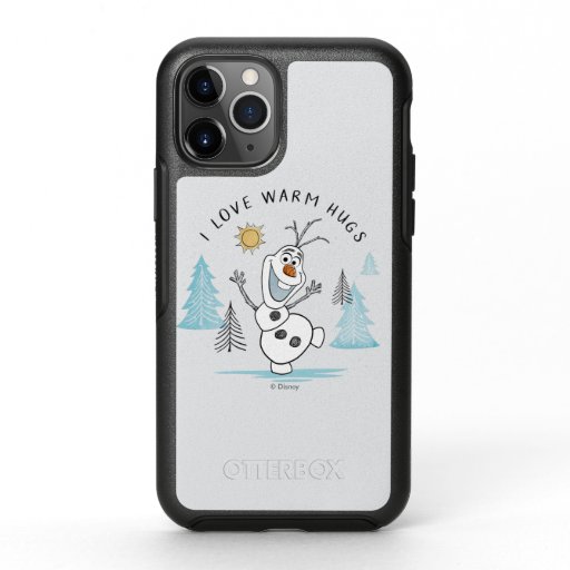 Frozen 2 | Olaf "I Love Warm Hugs" Sketch OtterBox Symmetry iPhone 11 Pro Case