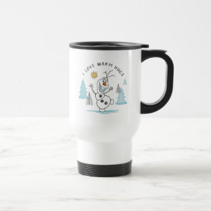 Frozen 2   Olaf "I Love Warm Hugs" Sketch Travel Mug
