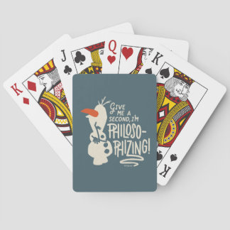 Frozen 2: Olaf | I'm Philosophizing! Playing Cards