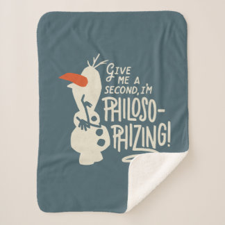 Frozen 2: Olaf | I'm Philosophizing! Sherpa Blanket