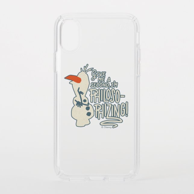 Frozen 2: Olaf | I'm Philosophizing! Speck iPhone XS Case (Front)