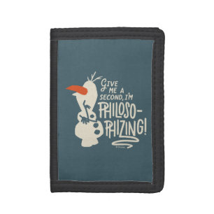 Frozen 2: Olaf   I'm Philosophizing! Tri-fold Wallet