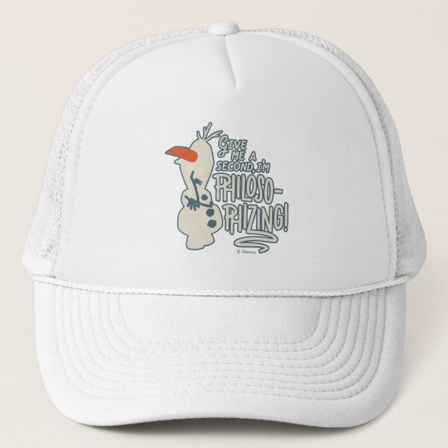 Frozen 2: Olaf | I'm Philosophizing! Trucker Hat (Front)