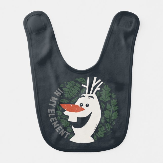 Frozen 2: Olaf | In My Element Baby Bib (Front)