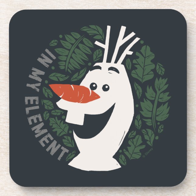 Frozen 2: Olaf | In My Element Beverage Coaster (Front)