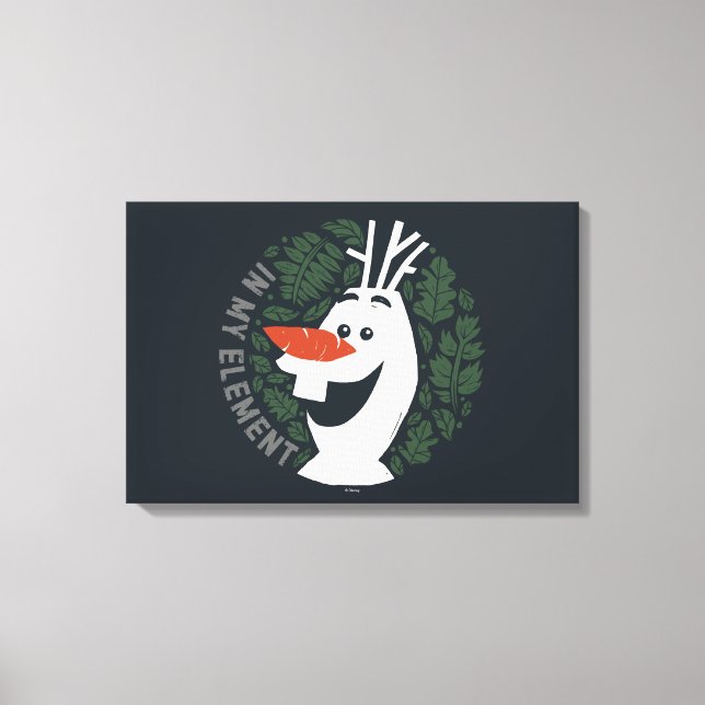 Frozen 2: Olaf | In My Element Canvas Print (Front)