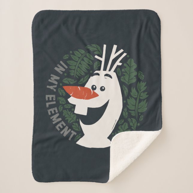Frozen 2: Olaf | In My Element Sherpa Blanket (Front)