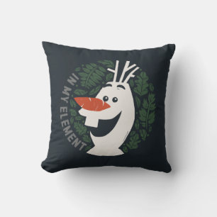 Frozen 2: Olaf In My Element Throw Pillow