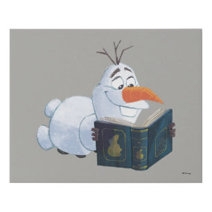 Frozen 2 Olaf - In My Natural Element Faux Canvas Print