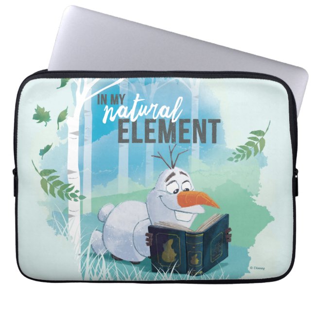 Frozen 2: Olaf | In My Natural Element Laptop Sleeve (Front)